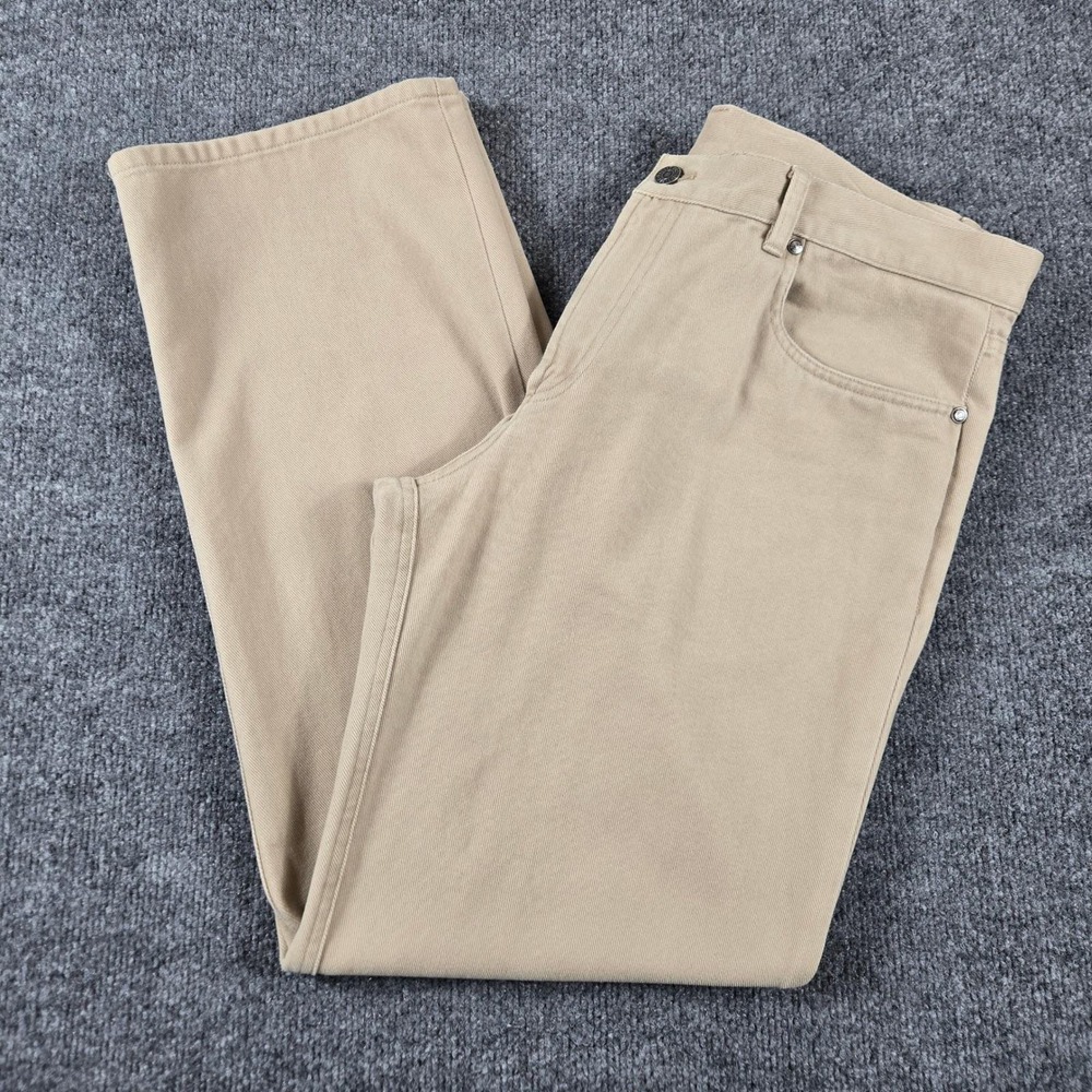 Brooks Brothers 346 Chino Pants Mens 36x32 Khaki Tan Excellent Cotton Twill